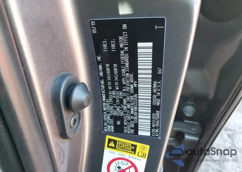 2019 Toyota Highlander Xle from USA, damaged, VIN 5TDKZRFH9KS333586